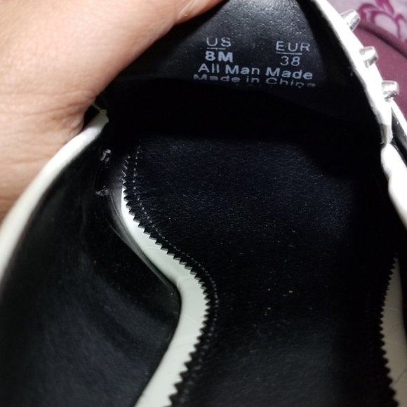 Sam Edelman White Croc Print Lali Studded Loafers - Picture 10 of 11